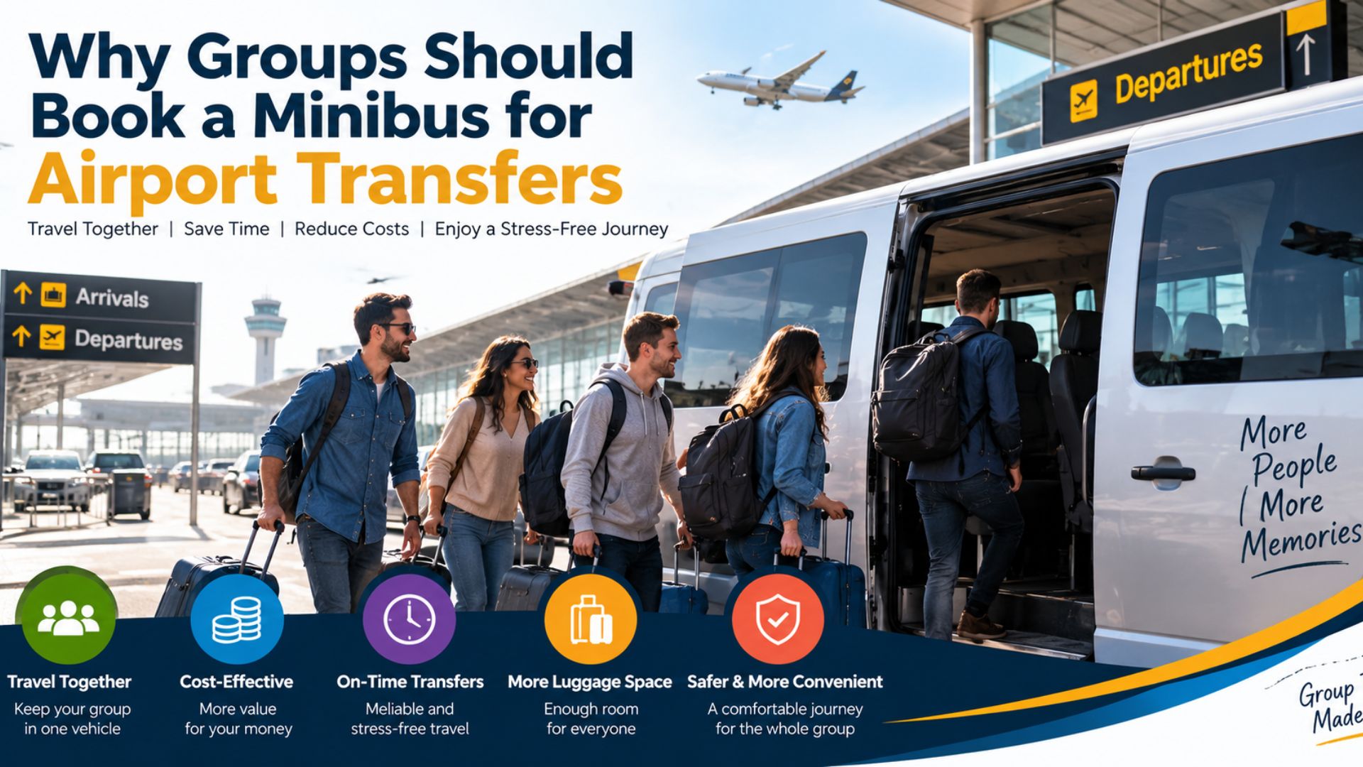 Why Groups Should Book a Minibus for Airport Transfers